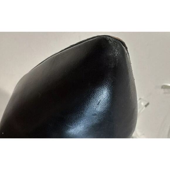 SCHUTZ Women’s Leather Pointed Toe Black Ankle Bootie Size 8.5 READ - Picture 13 of 16